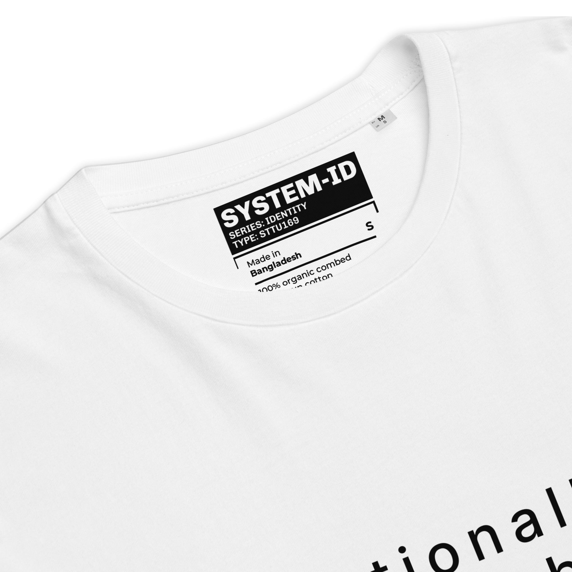 Emotionally Unavailable White T-Shirt folded