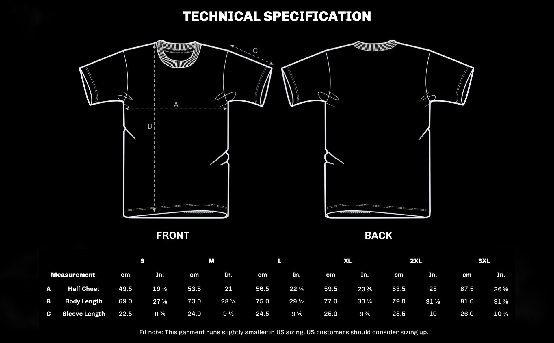 System-ID Size Chart