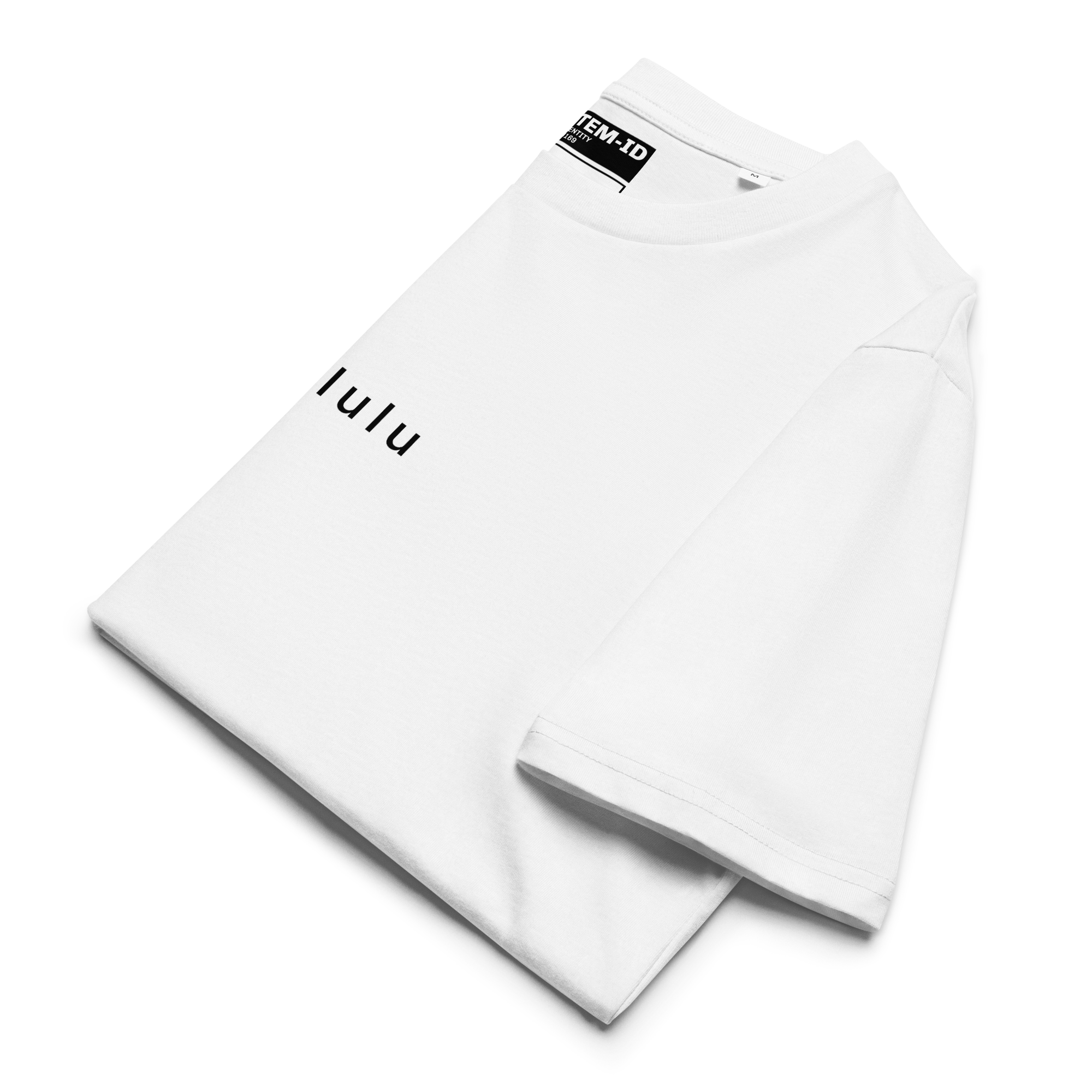 delulu_white_t-shirt folded